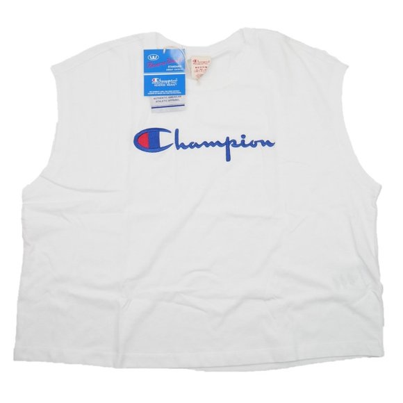 Champion Women's Oversized Boxy Crop Top Sleeveless Shirt Reverse Weave Workout - Picture 7 of 10
